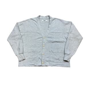 Buck Mason 3 Pocket Oversized Cotton Cardigan Sweater Women's Small